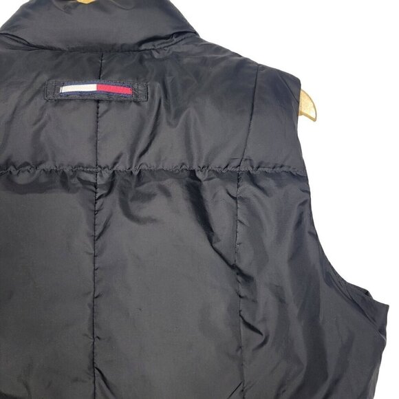 Tommy Hilfiger Women's Down & Feather Logo Black Puffer Vest Size Large - Picture 8 of 12